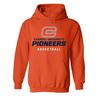 Carroll - NCAA Men's Basketball : Gray Dingwall - Classic Shersey Hooded Sweatshirt-0