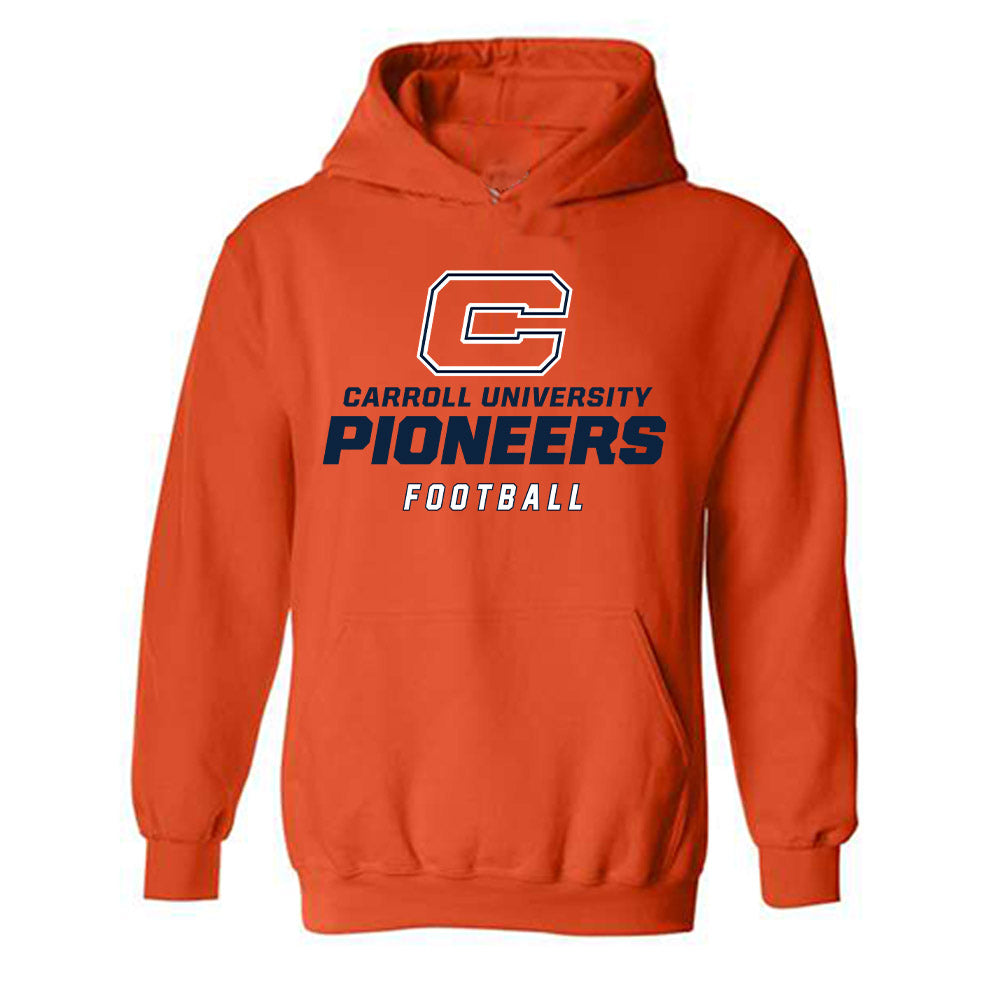 Carroll - NCAA Football : Matthew Swink - Classic Shersey Hooded Sweatshirt-0