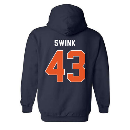 Carroll - NCAA Football : Matthew Swink - Classic Shersey Hooded Sweatshirt-1