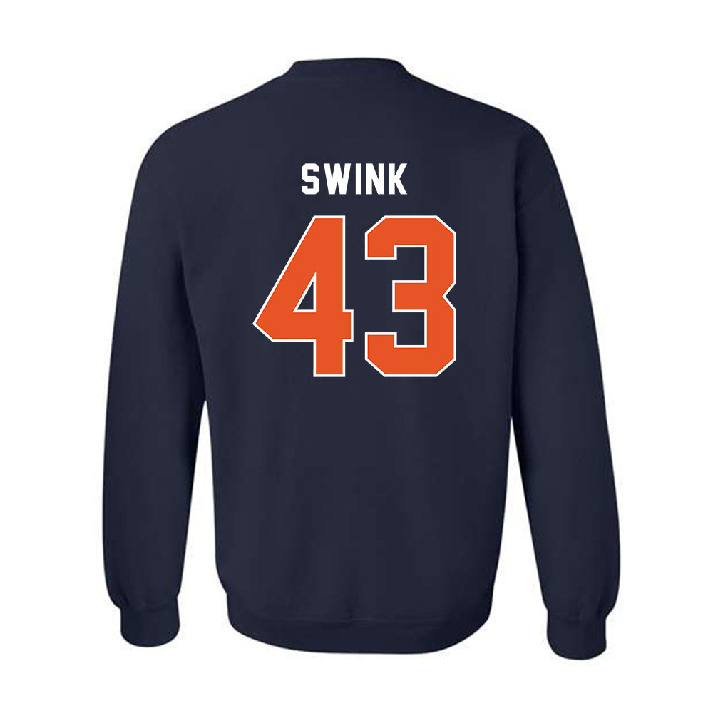 Carroll - NCAA Football : Matthew Swink - Classic Shersey Crewneck Sweatshirt-1