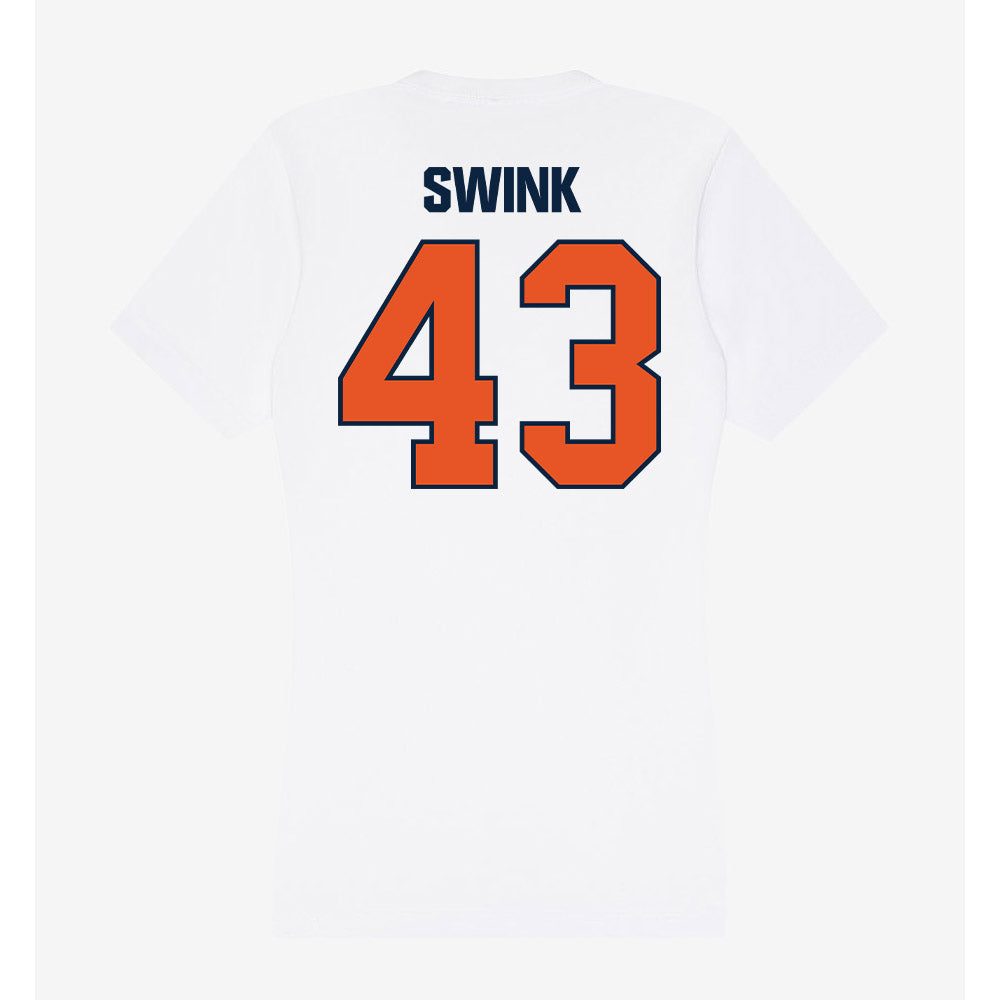 Carroll - NCAA Football : Matthew Swink - Classic Shersey Women's V-Neck T-Shirt-1