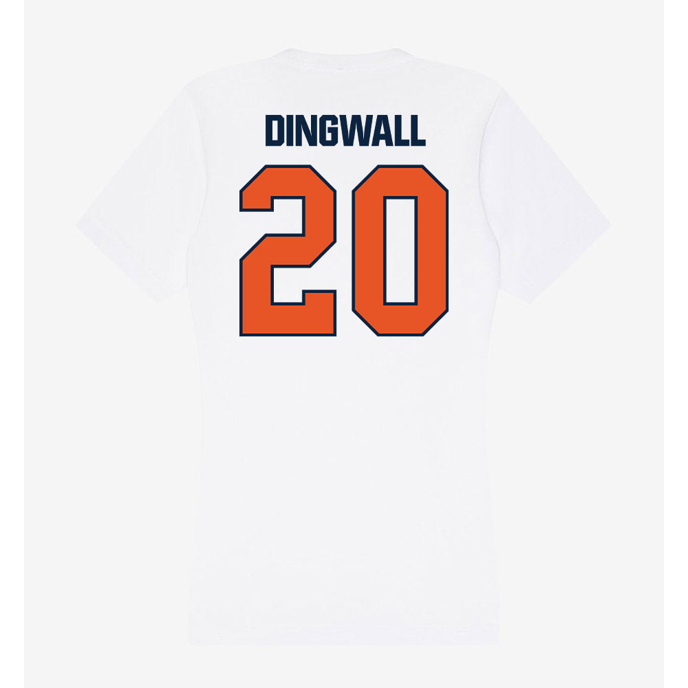 Carroll - NCAA Men's Basketball : Gray Dingwall - Classic Shersey Women's V-Neck T-Shirt-1