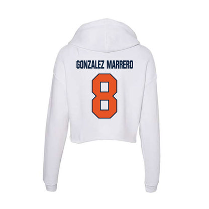 Carroll - NCAA Men's Soccer : Jorge Gonzalez Marrero - Classic Shersey Women's Crop Fleece Hoodie-1