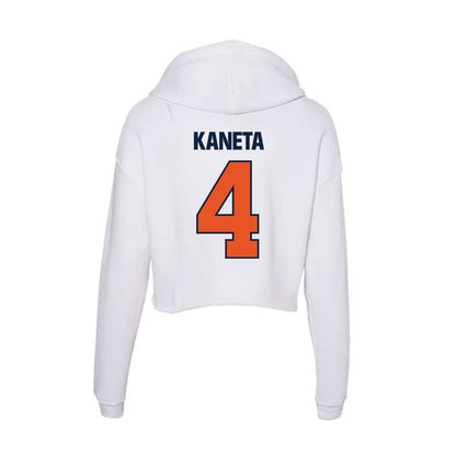 Carroll - NCAA Football : Kaiwalya Kaneta - Classic Shersey Women's Crop Fleece Hoodie-1