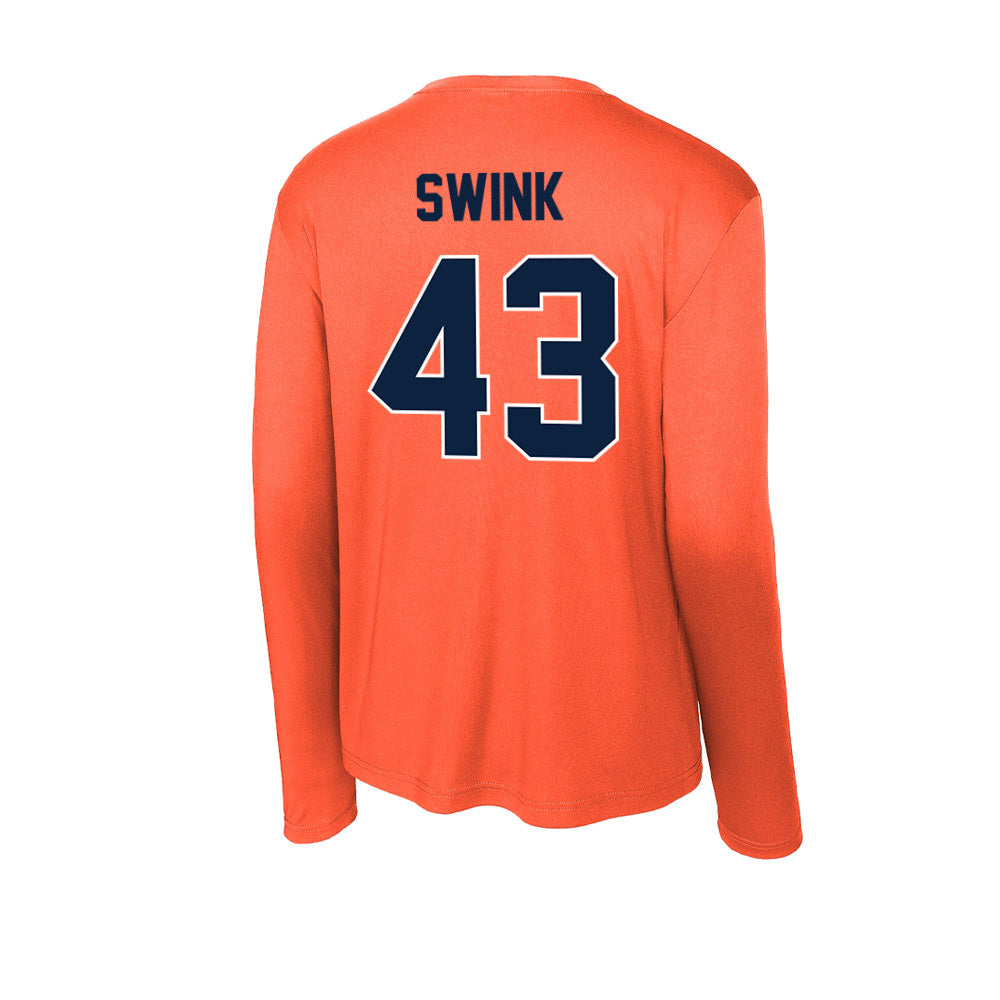 Carroll - NCAA Football : Matthew Swink - Classic Shersey Activewear Long Sleeve T-Shirt-1