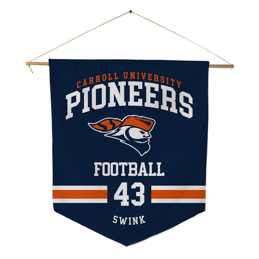Carroll - NCAA Football : Matthew Swink - Pennant - 18" x 21"-0