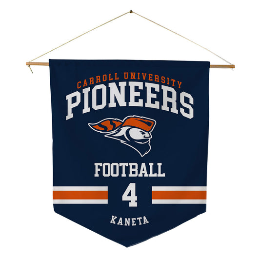 Carroll - NCAA Football : Kaiwalya Kaneta - Pennant - 18" x 21"-0