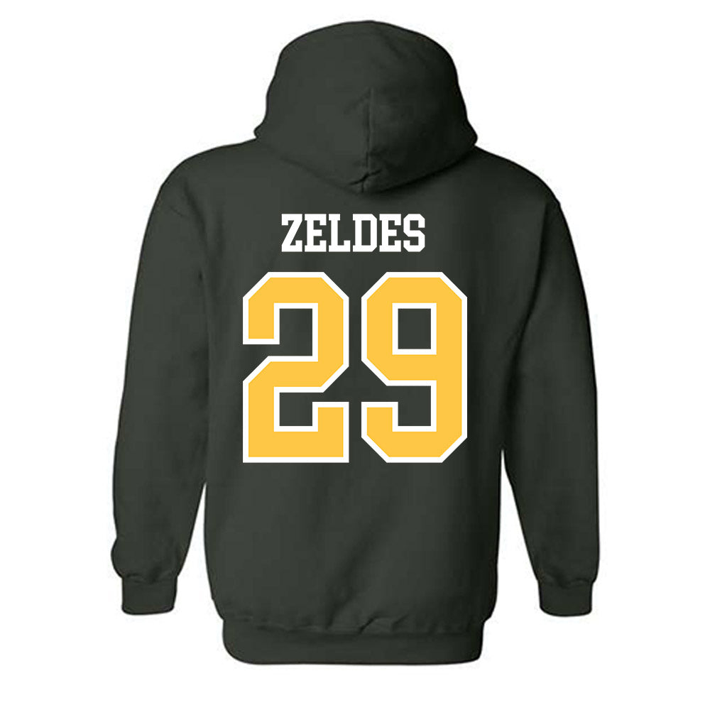 Wayne State - NCAA Baseball : Gabe Zeldes - Classic Shersey Hooded Sweatshirt-1