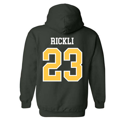 Wayne State - NCAA Women's Basketball : Aj Rickli - Classic Shersey Hooded Sweatshirt-1