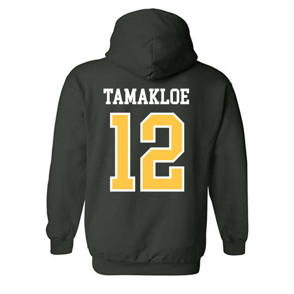 Wayne State - NCAA Men's Basketball : Kelvin Tamakloe - Classic Shersey Hooded Sweatshirt-1