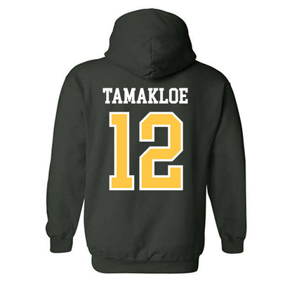 Wayne State - NCAA Men's Basketball : Kelvin Tamakloe - Classic Shersey Hooded Sweatshirt-1