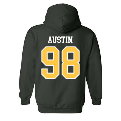 Wayne State - NCAA Football : Justhin Austin - Classic Shersey Hooded Sweatshirt-1