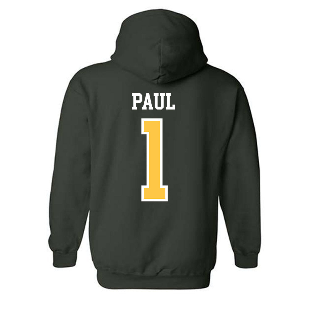 Wayne State - NCAA Men's Basketball : Carlos Paul - Classic Shersey Hooded Sweatshirt-1