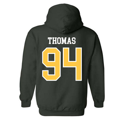 Wayne State - NCAA Football : Michael Thomas - Classic Shersey Hooded Sweatshirt-1