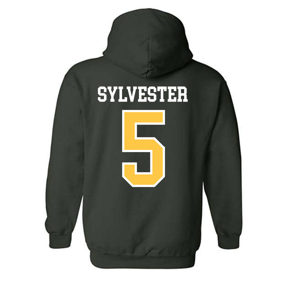 Wayne State - NCAA Women's Basketball : Komara Sylvester - Classic Shersey Hooded Sweatshirt-1
