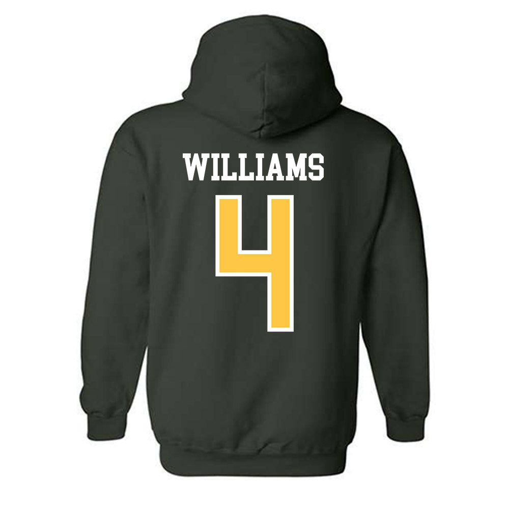 Wayne State - NCAA Football : Martell Williams - Classic Shersey Hooded Sweatshirt-1