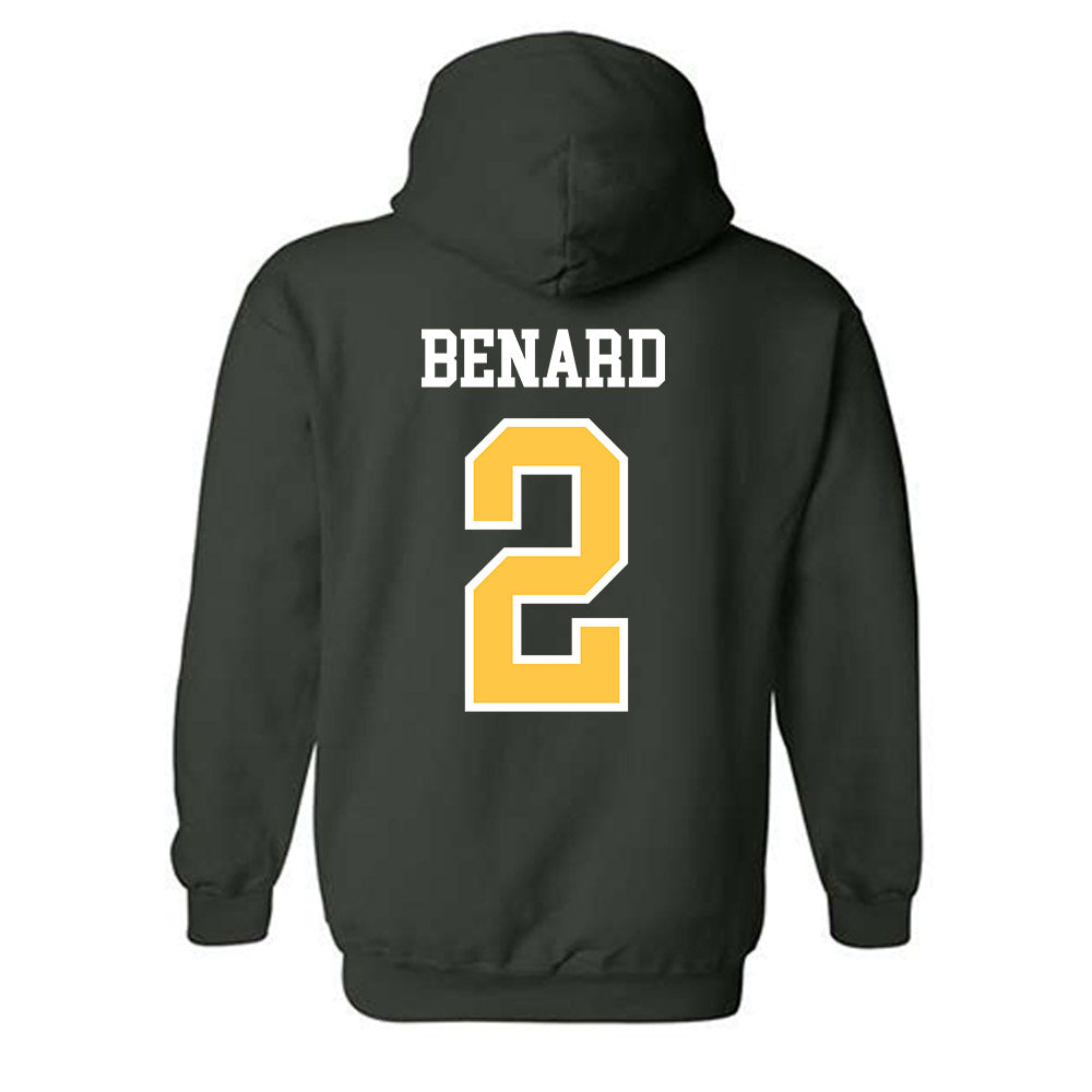 Wayne State - NCAA Women's Basketball : Maddy Benard - Classic Shersey Hooded Sweatshirt-1