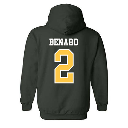 Wayne State - NCAA Women's Basketball : Maddy Benard - Classic Shersey Hooded Sweatshirt-1