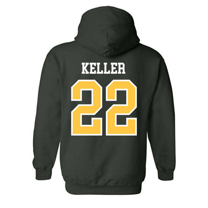 Wayne State - NCAA Football : Mickey Keller - Classic Shersey Hooded Sweatshirt-1