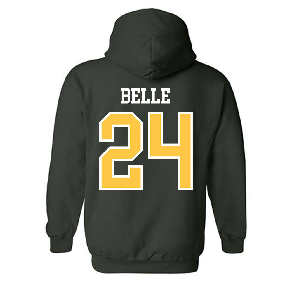 Wayne State - NCAA Men's Basketball : Devin Belle - Classic Shersey Hooded Sweatshirt-1