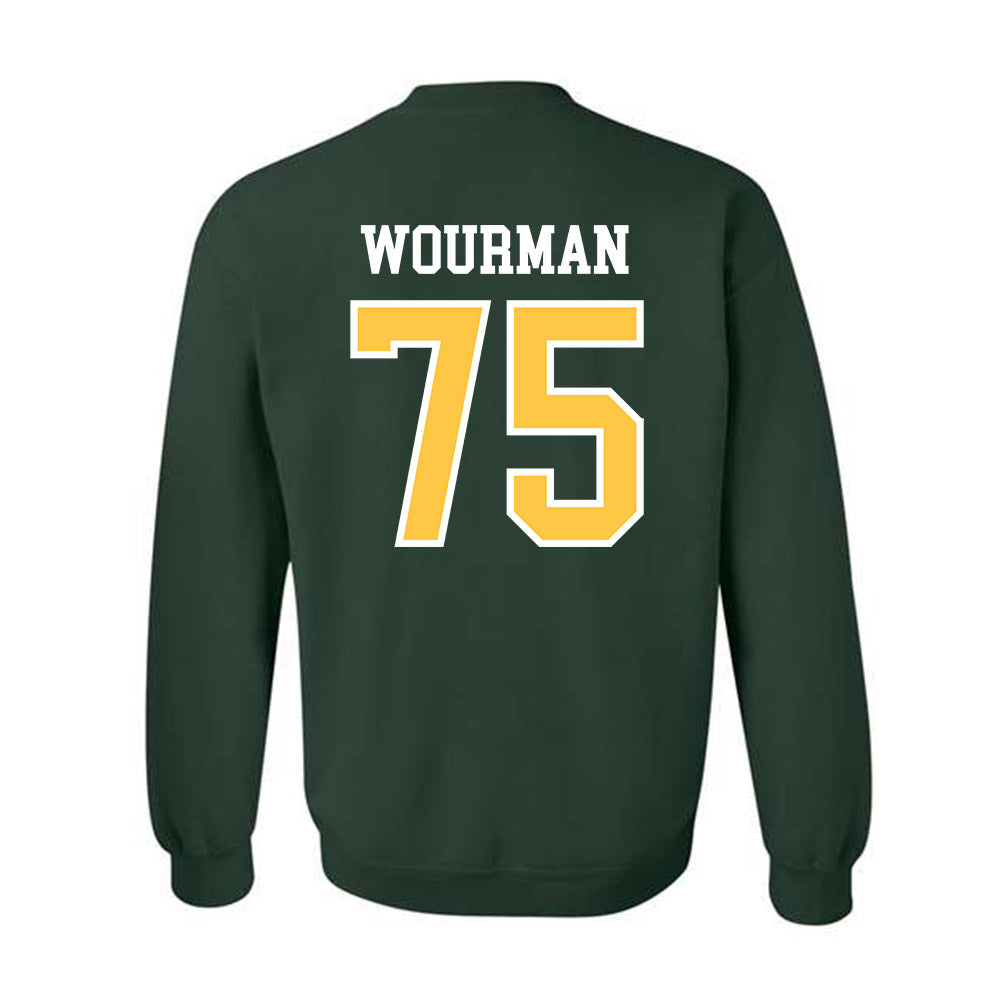 Wayne State - NCAA Football : Richardo Wourman - Classic Shersey Crewneck Sweatshirt-1