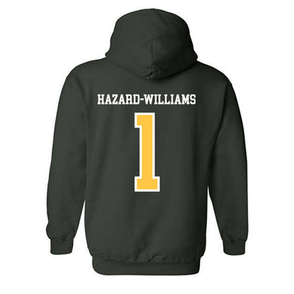 Wayne State - NCAA Football : John Hazard-Williams - Classic Shersey Hooded Sweatshirt-1