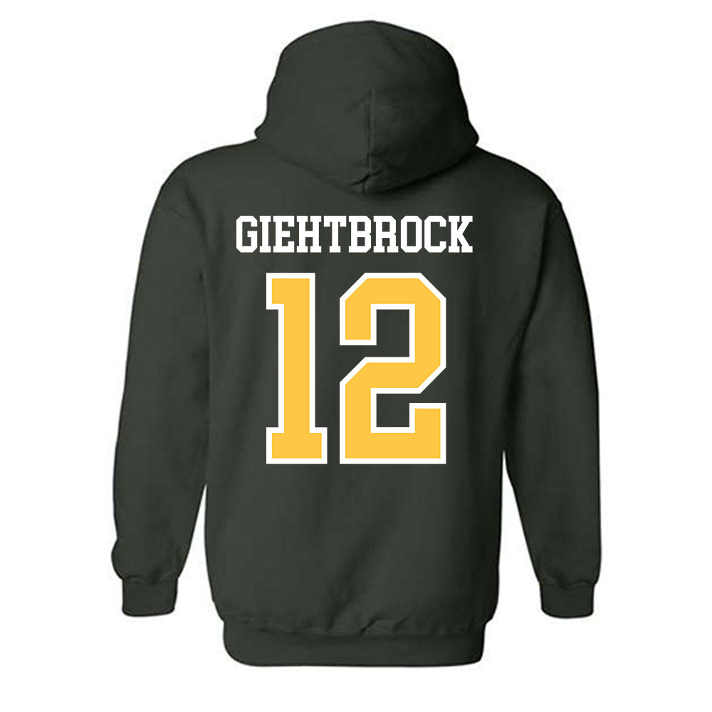 Wayne State - NCAA Women's Volleyball : Paige Giehtbrock - Classic Shersey Hooded Sweatshirt-1