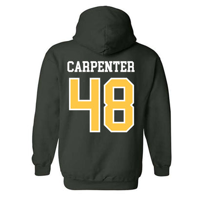 Wayne State - NCAA Football : Brock Carpenter - Classic Shersey Hooded Sweatshirt-1