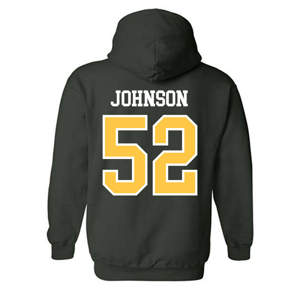 Wayne State - NCAA Football : Luke Johnson - Classic Shersey Hooded Sweatshirt-1