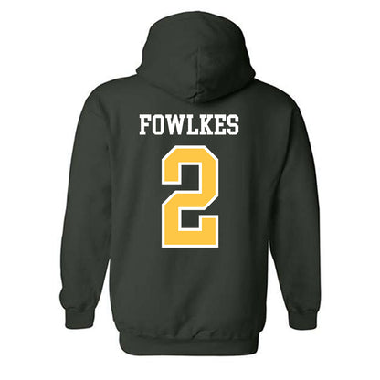 Wayne State - NCAA Football : Elijah Fowlkes - Classic Shersey Hooded Sweatshirt-1
