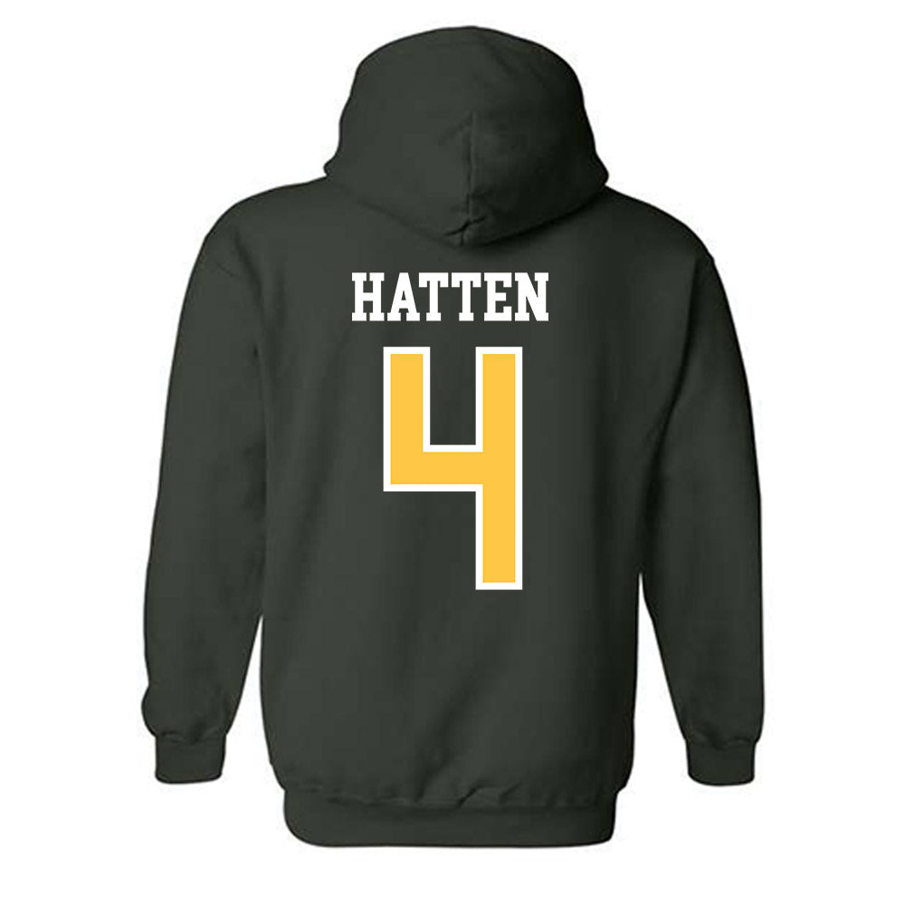 Wayne State - NCAA Football : Peyton Hatten - Classic Shersey Hooded Sweatshirt-1