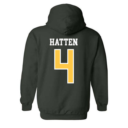 Wayne State - NCAA Football : Peyton Hatten - Classic Shersey Hooded Sweatshirt-1