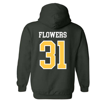 Wayne State - NCAA Football : Dharon Flowers - Classic Shersey Hooded Sweatshirt-1