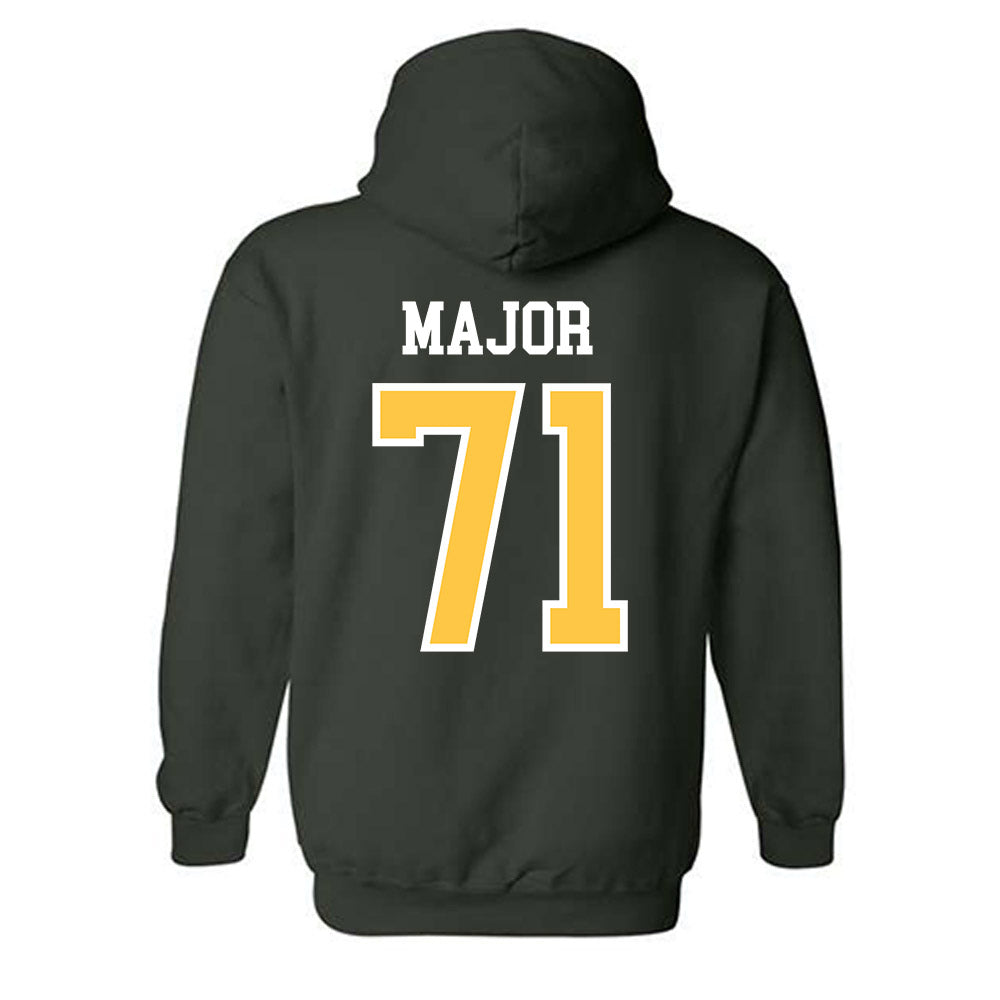 Wayne State - NCAA Football : Jonathan Major - Classic Shersey Hooded Sweatshirt-1