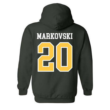 Wayne State - NCAA Football : Anthony Markovski - Classic Shersey Hooded Sweatshirt-1