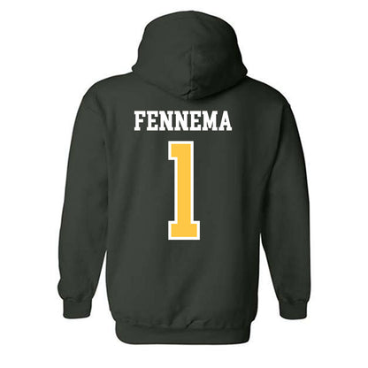 Wayne State - NCAA Football : Will Fennema - Classic Shersey Hooded Sweatshirt-1