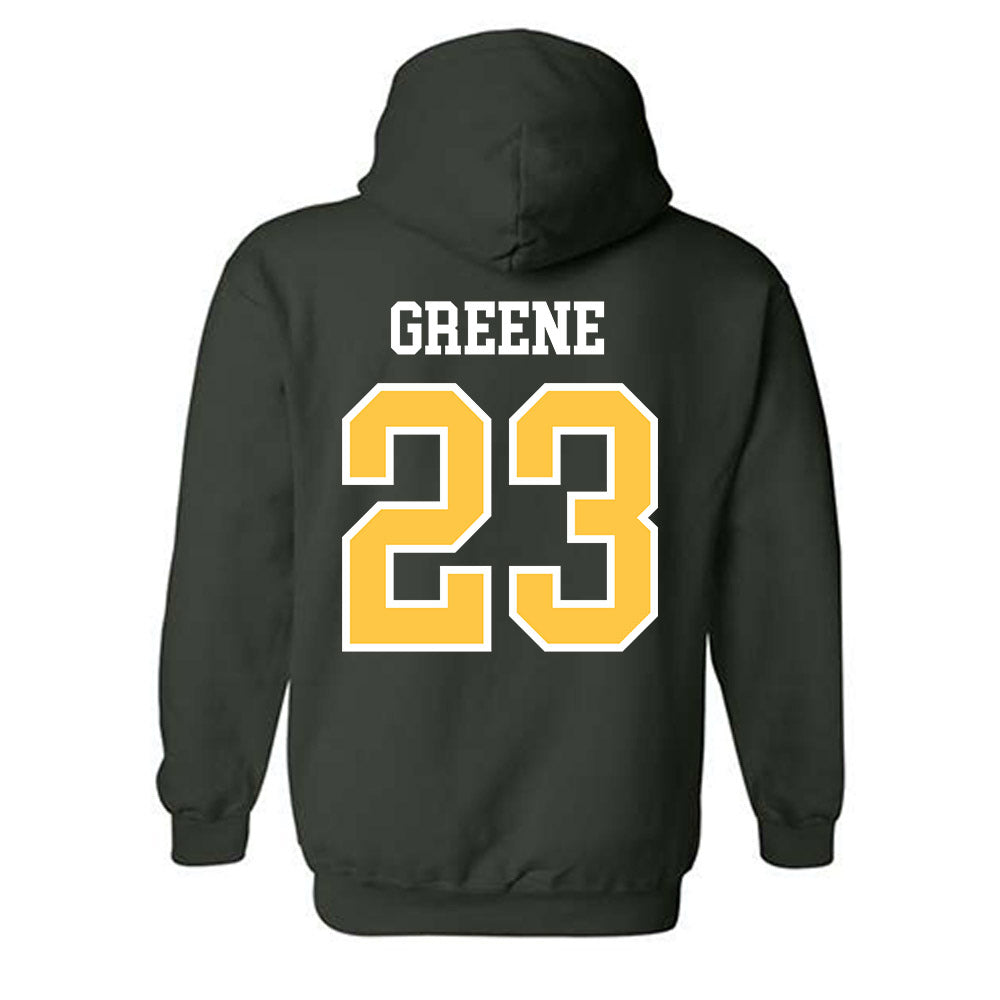 Wayne State - NCAA Football : Torrence Greene - Classic Shersey Hooded Sweatshirt-1