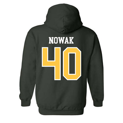 Wayne State - NCAA Football : Griffin Nowak - Classic Shersey Hooded Sweatshirt-1
