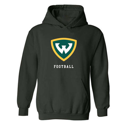 Wayne State - NCAA Football : Ryan Spate - Classic Shersey Hooded Sweatshirt-0