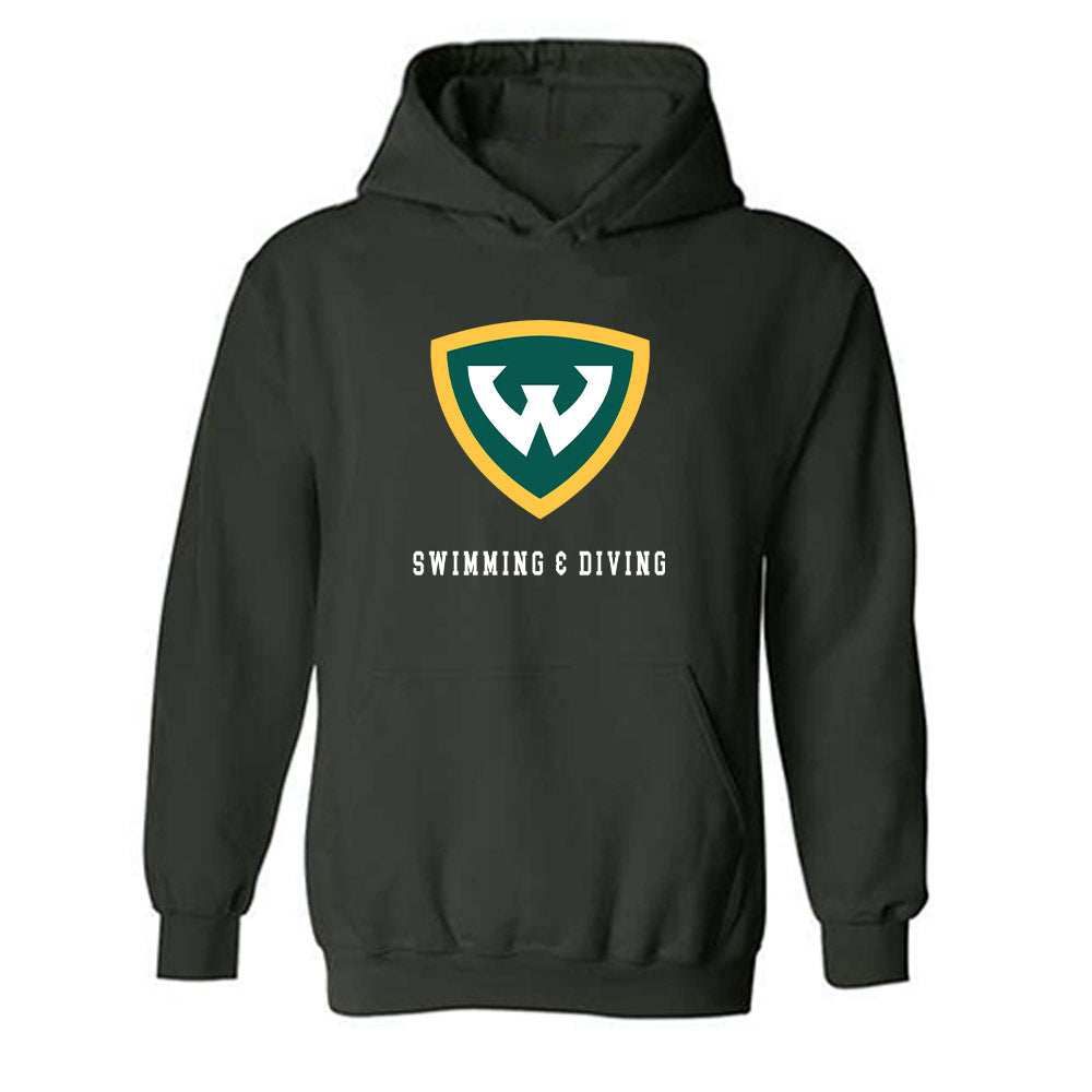 Wayne State - NCAA Women's Swimming & Diving : Josey Coon - Classic Shersey Hooded Sweatshirt-0
