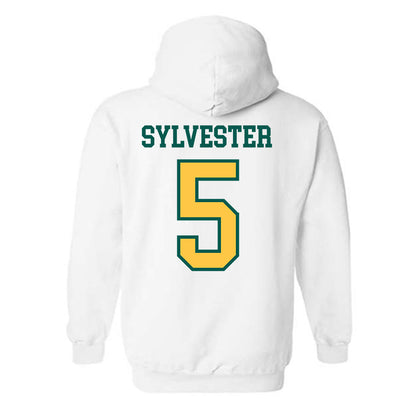 Wayne State - NCAA Women's Basketball : Komara Sylvester - Classic Shersey Hooded Sweatshirt-1
