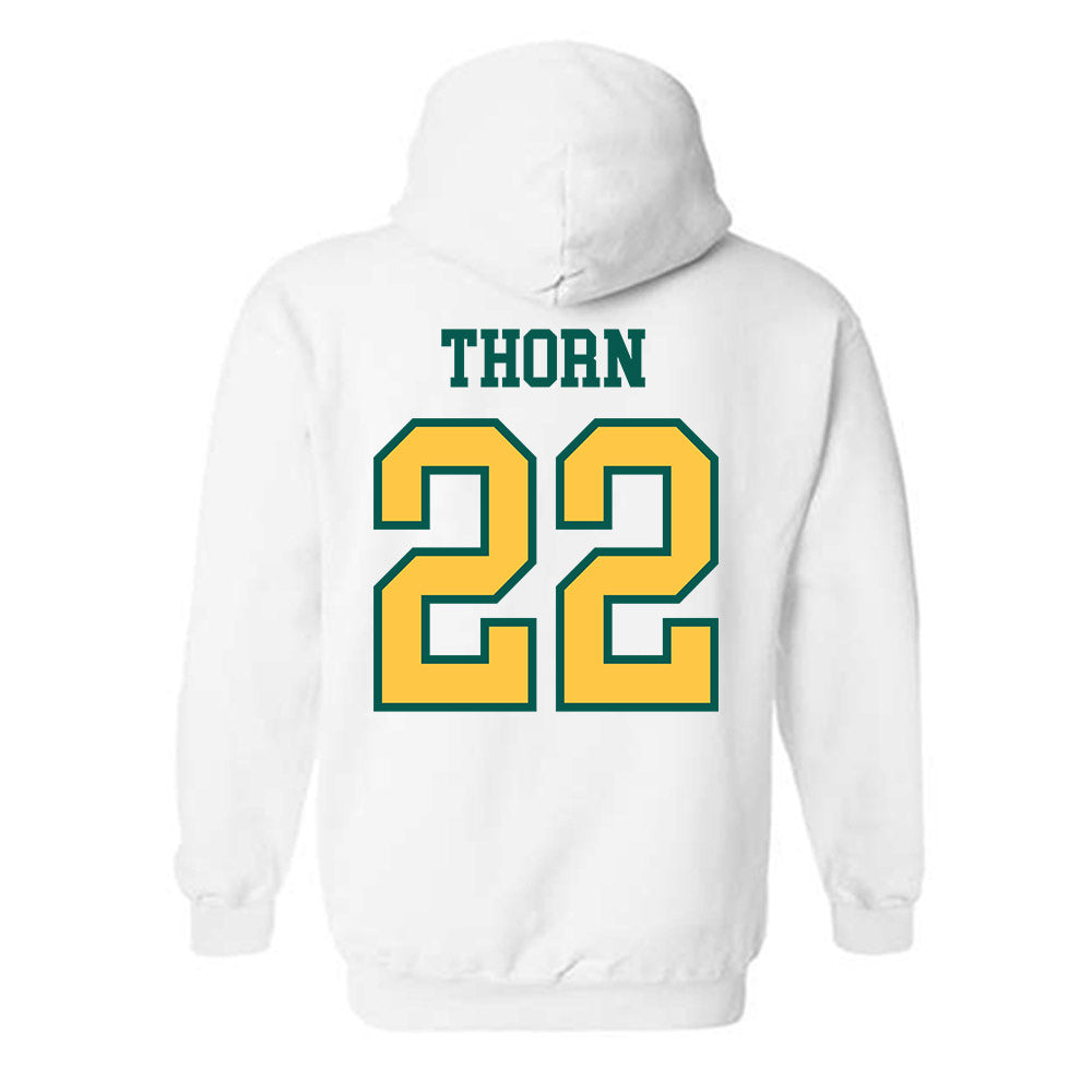Wayne State - NCAA Men's Basketball : Marshall Thorn - Classic Shersey Hooded Sweatshirt-1