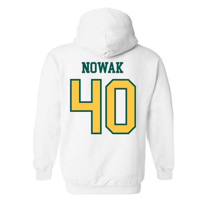 Wayne State - NCAA Football : Griffin Nowak - Classic Shersey Hooded Sweatshirt-1