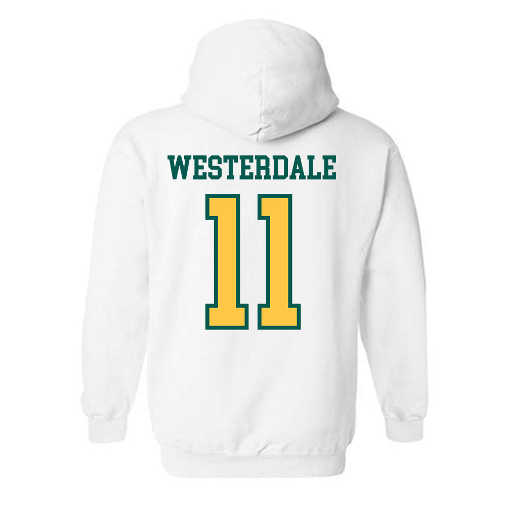 Wayne State - NCAA Men's Basketball : Luke Westerdale - Classic Shersey Hooded Sweatshirt-1