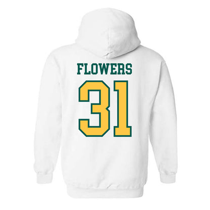 Wayne State - NCAA Football : Dharon Flowers - Classic Shersey Hooded Sweatshirt-1