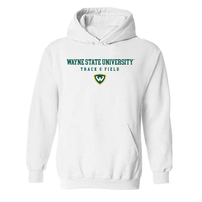 Wayne State - NCAA Women's Track & Field : Iyana Coates - Classic Shersey Hooded Sweatshirt-0
