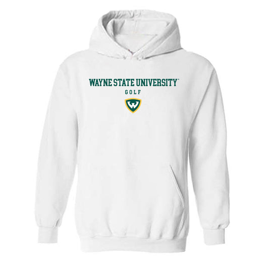 Wayne State - NCAA Men's Golf : Will Pollack - Classic Shersey Hooded Sweatshirt-0