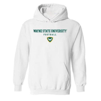 Wayne State - NCAA Football : Peyton Hatten - Classic Shersey Hooded Sweatshirt-0