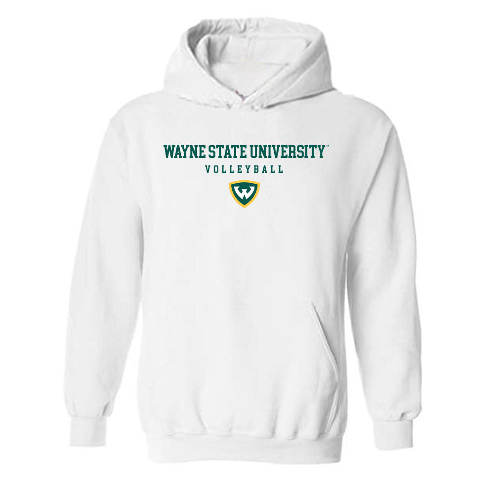 Wayne State - NCAA Women's Volleyball : Kayla Giroux - Classic Shersey Hooded Sweatshirt-0