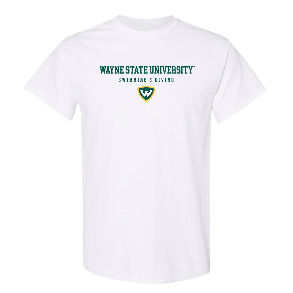 Wayne State - NCAA Women's Swimming & Diving : Josey Coon - Classic Shersey T-Shirt-0